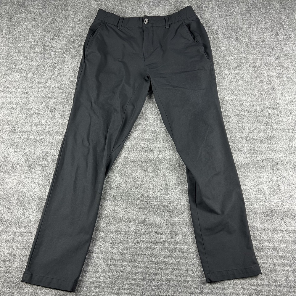 Under Armour Pants Mens 33x31 Black Golf Chino HeatGear Stretch Performance